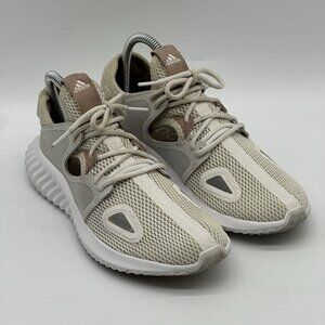 Adidas Run Lux Clima 'Off White' Breathable Mesh Running Shoes Women's Size 6.5
